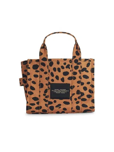 Marc Jacobs Cheetah Medium Tote Bag In Brown