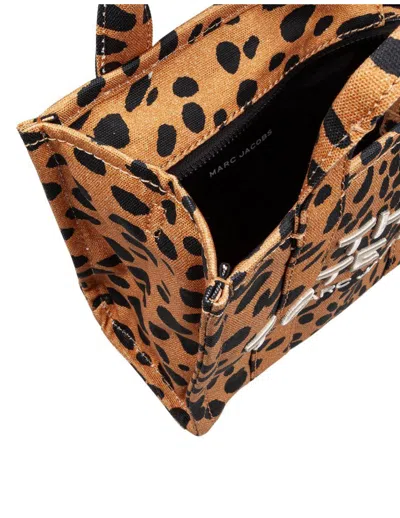 Marc Jacobs Cheetah Medium Tote Bag In Brown