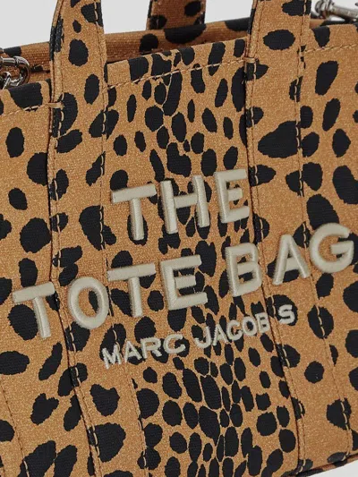 Marc Jacobs Cheetah Medium Tote Bag In Brown