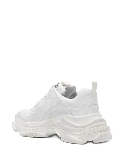 Balenciaga Triple S Graffiti-print Chunky Sneakers In White
