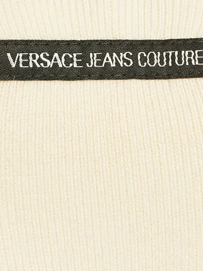 Pre-owned Versace Ribbed-cuffs Trousers In Neutral