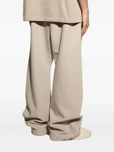 Essentials Drawstring-fastening Trousers In Neutral