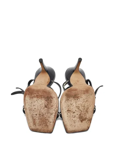 Pre-owned Jimmy Choo Square-toe Leather Sandals