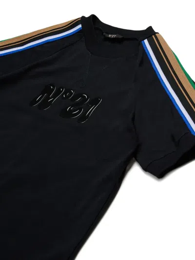 N°21 Logo-patch T-shirt In Black
