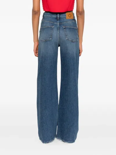 Maje Straight-leg Jeans In Blue