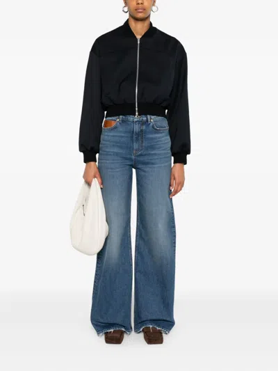 Maje Zip-up Bomber Jacket