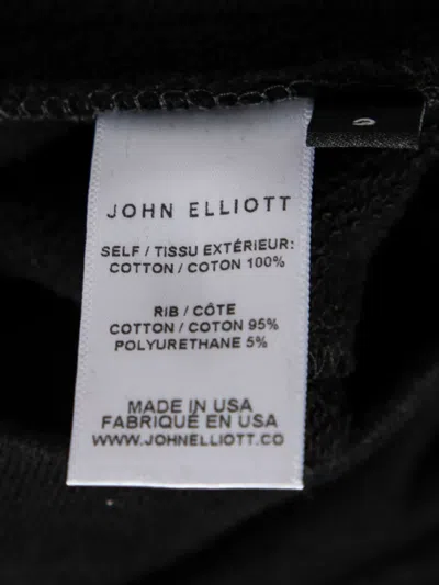 Pre-owned John Elliott Jersey Track Pants In Black