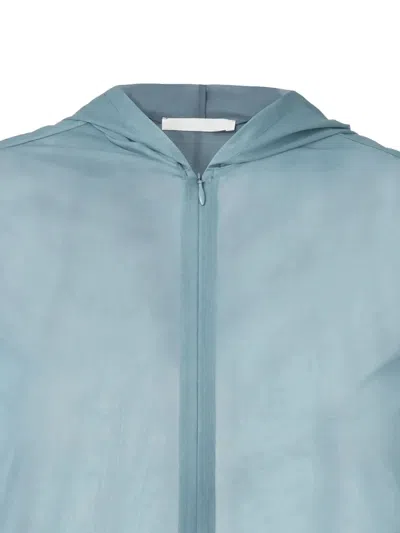 Amomento Zip-up Hoodie In Blue