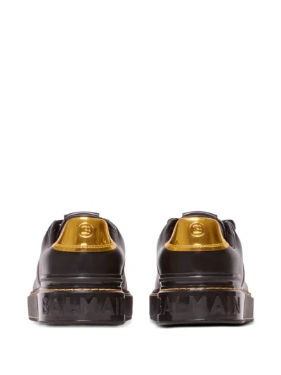 Balmain B-court Leather Sneakers
