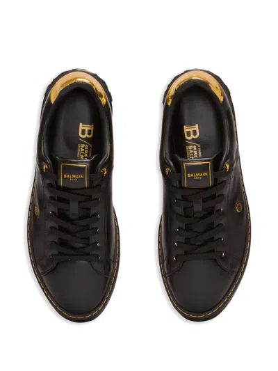 Balmain B-court Leather Sneakers