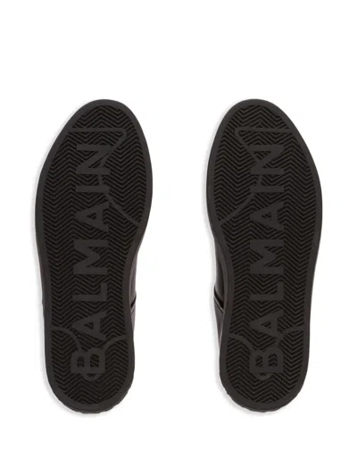 Balmain B-court Leather Sneakers