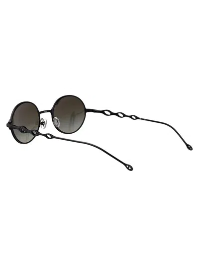 Diesel Powder Matte Black Metal Sunglasses