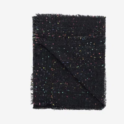 Faliero Sarti Francesca Wool Blend Scarf With Colored Threads