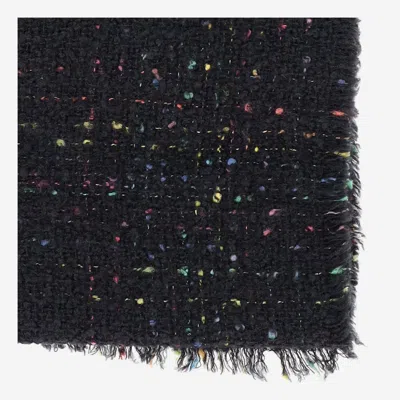 Faliero Sarti Francesca Wool Blend Scarf With Colored Threads