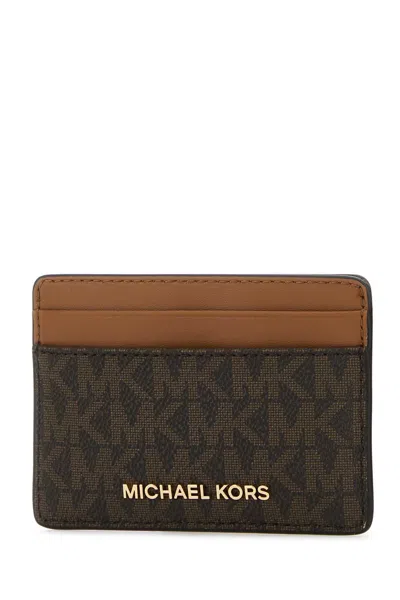 Michael Kors Printed Canvas Card Holder