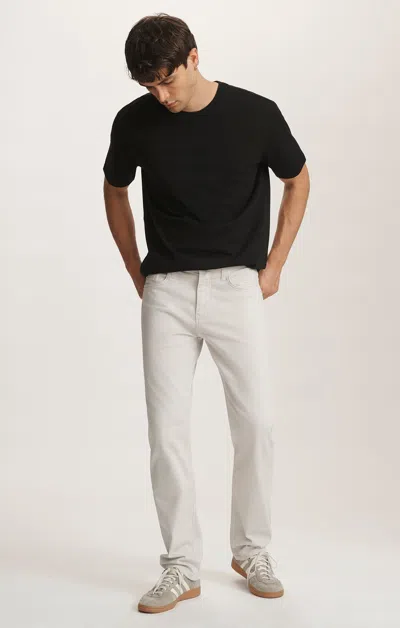 Mavi Zach Straight Leg In Oyster Mushroom Casual Twill