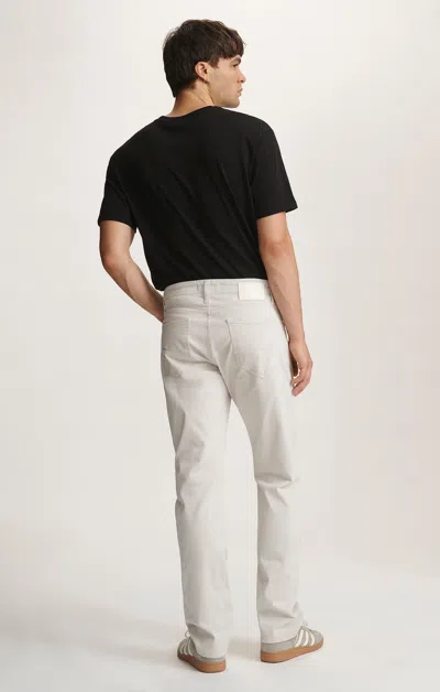 Mavi Zach Straight Leg In Oyster Mushroom Casual Twill