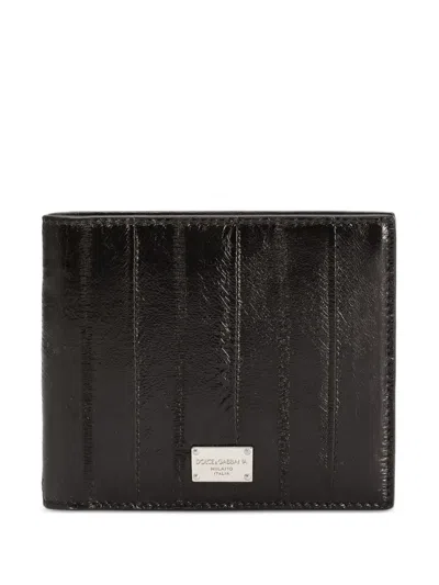 Dolce & Gabbana Eel Crocodile-effect Bifold Wallet