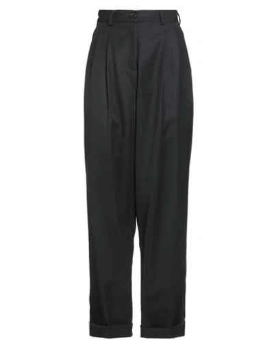 Isabel Benenato Woman Pants Black Size 8 Virgin Wool
