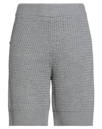 Ballantyne Woman Shorts & Bermuda Shorts Grey Size 6 Wool In Gray