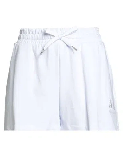 Armani Exchange Woman Shorts & Bermuda Shorts White Size M Cotton In White