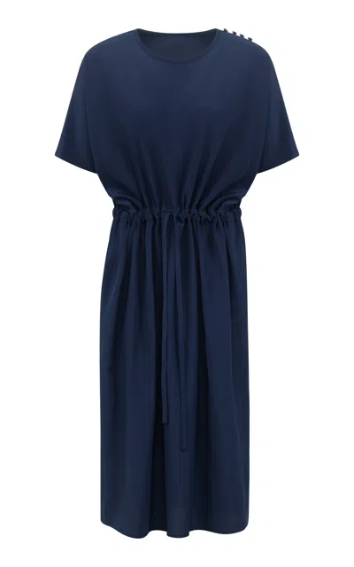 Martin Grant Bat Sleeve Silk Dress