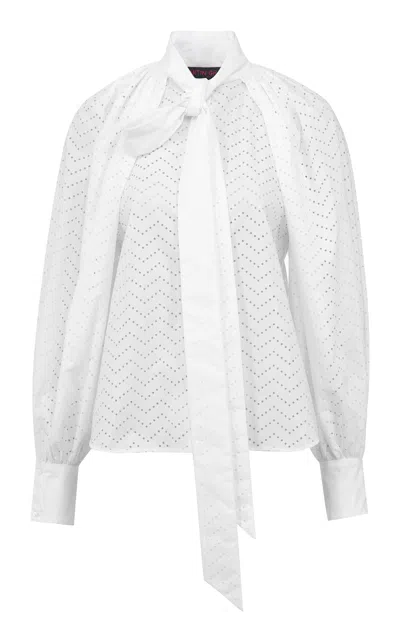 Martin Grant Balloon Sleeve Cotton Top