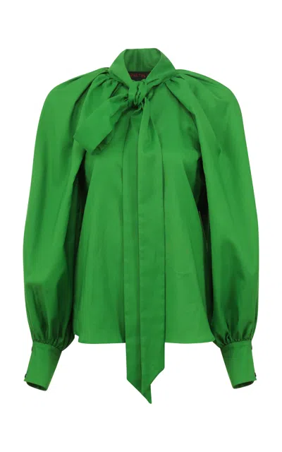 Martin Grant Balloon Sleeve Cotton Top