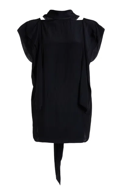 Lanvin Ruffled Silk Top