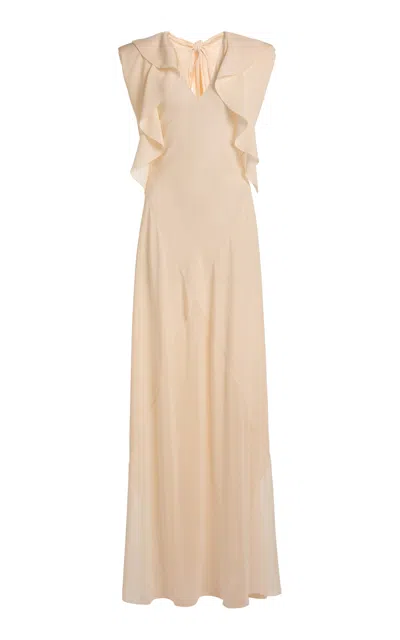 Lanvin Cotton Ruffled Maxi Dress