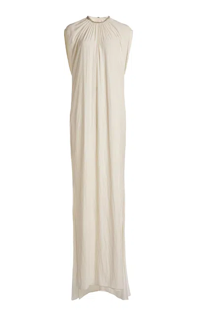 Lanvin Gathered Maxi Dress