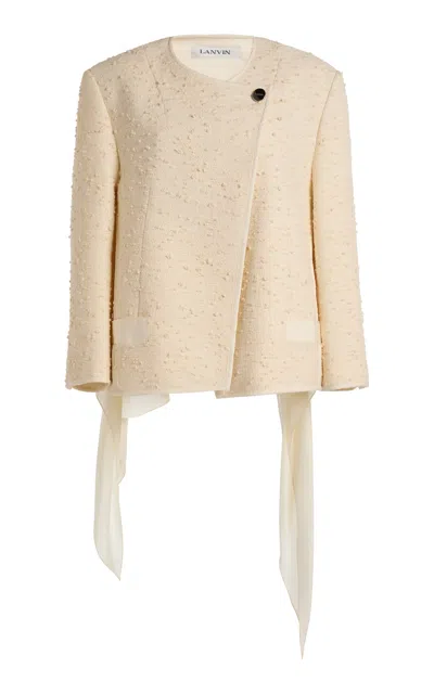 Lanvin Boxy Tweed Jacket
