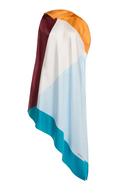 Lanvin Graphic Silk Top