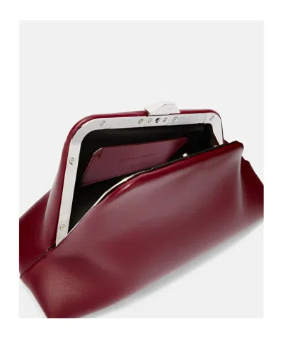 Attico Clutch ''day Off Small'' Burgundy