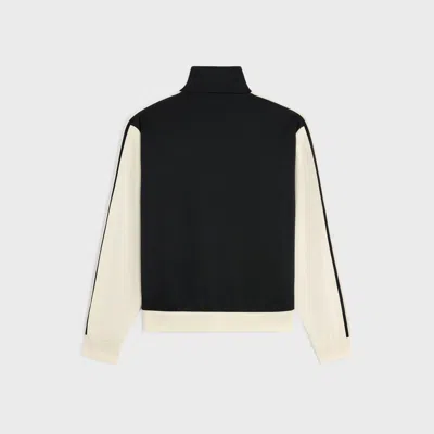Celine Tracksuit Jacket In Double Face Jersey In Neutral