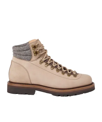 Brunello Cucinelli Leather Hiking Boots