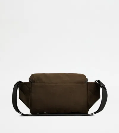 Tod's Crossbody Bag In Fabric And Leather Small In Multi