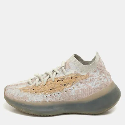 Pre-owned Yeezy X Adidas Pepper Knit Fabric Boost 380 Mist Reflective Low Top Sneakers Size 37 1/3 In Multi