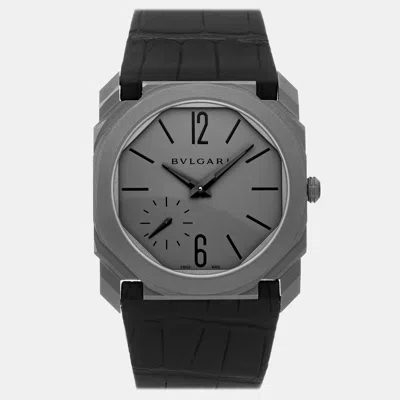 Pre-owned Bvlgari Octo Finissimo 102711 In Gray