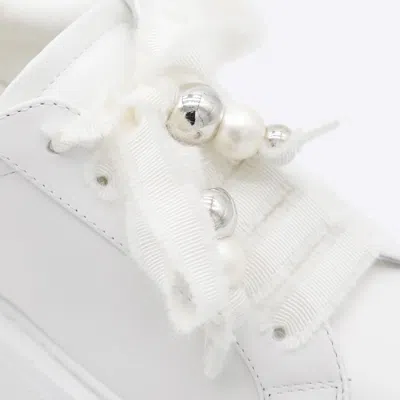 Casadei White Leather Nexus Sneakers In White