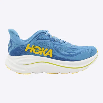 Hoka Clifton 10 Logo-print Sneakers In Blue