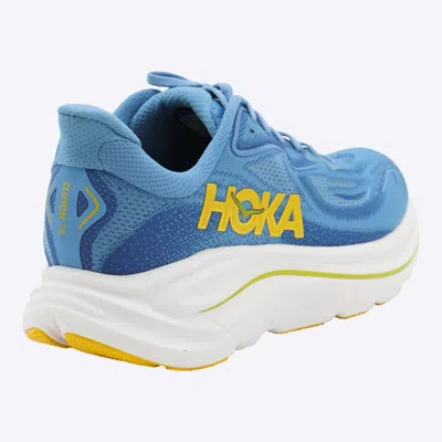 Hoka Clifton 10 Logo-print Sneakers In Blue