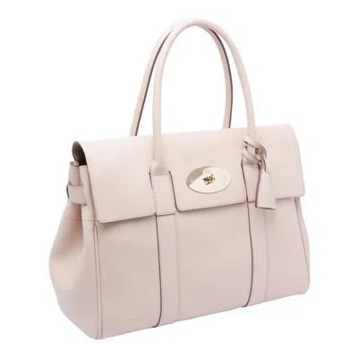 Mulberry Bayswater Turn-lock Handbag In Neutral