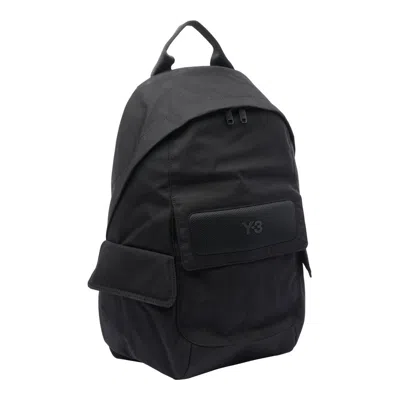 Y-3 Flap Pocket Magnetic Backpack In Black