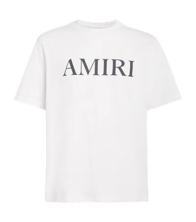Amiri Core Logo-print Cotton T-shirt In White