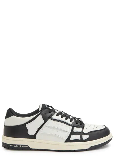 Amiri Two Tone Leather Skel Sneakers