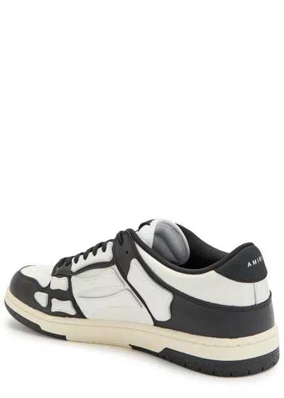 Amiri Two Tone Leather Skel Sneakers