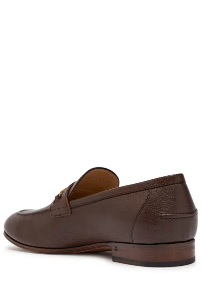 Valentino Garavani Vlogo Signature Leather Loafer In Brown