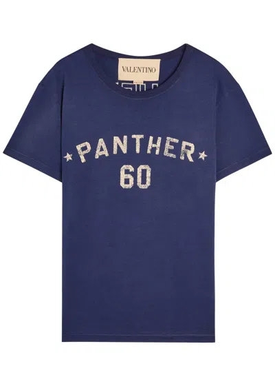 Valentino Crew Neck Graphic And Text Design
