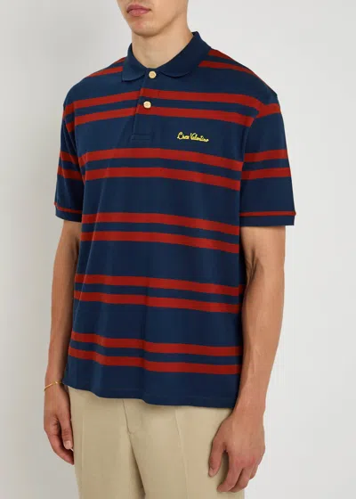 Valentino Striped Polo Shirt Regular Collar